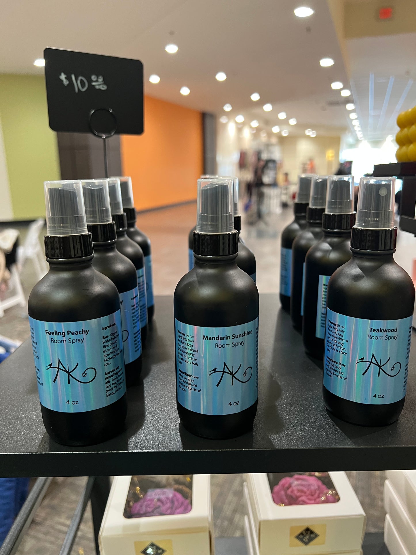 Natural Room Spray 3.7 oz, 5 different Aromas