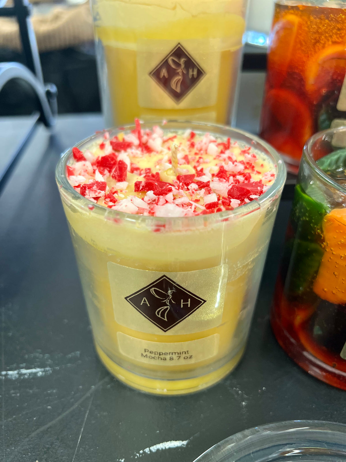 Peppermint Mocha Dessert Candle