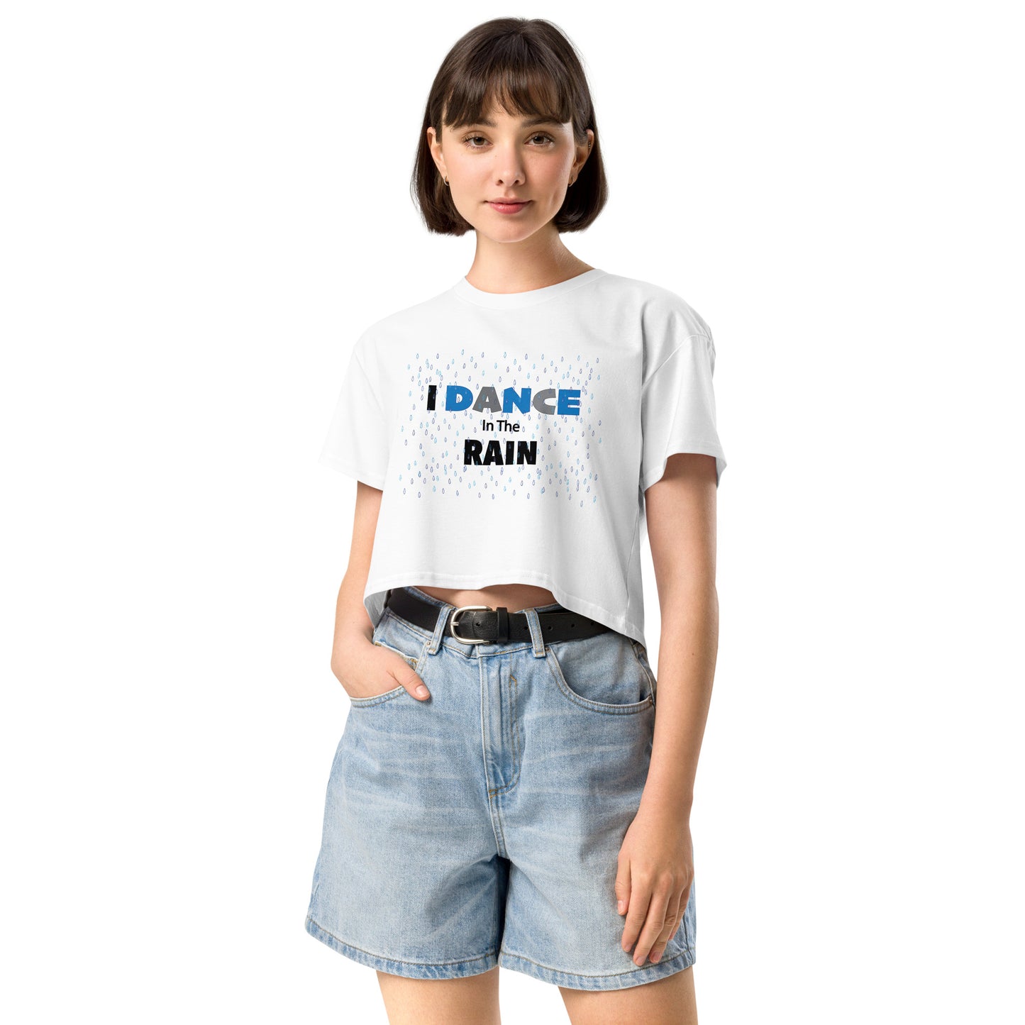 I Dance in the Rain Women’s crop top