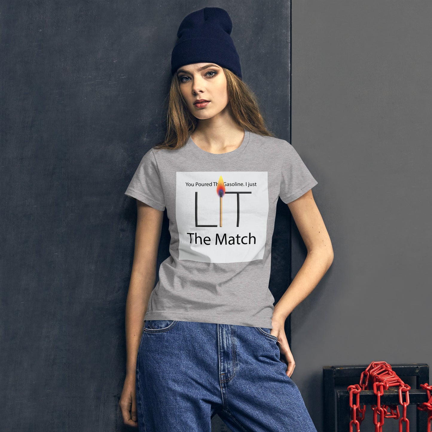 Lit The Match Women's short sleeve t-shirt