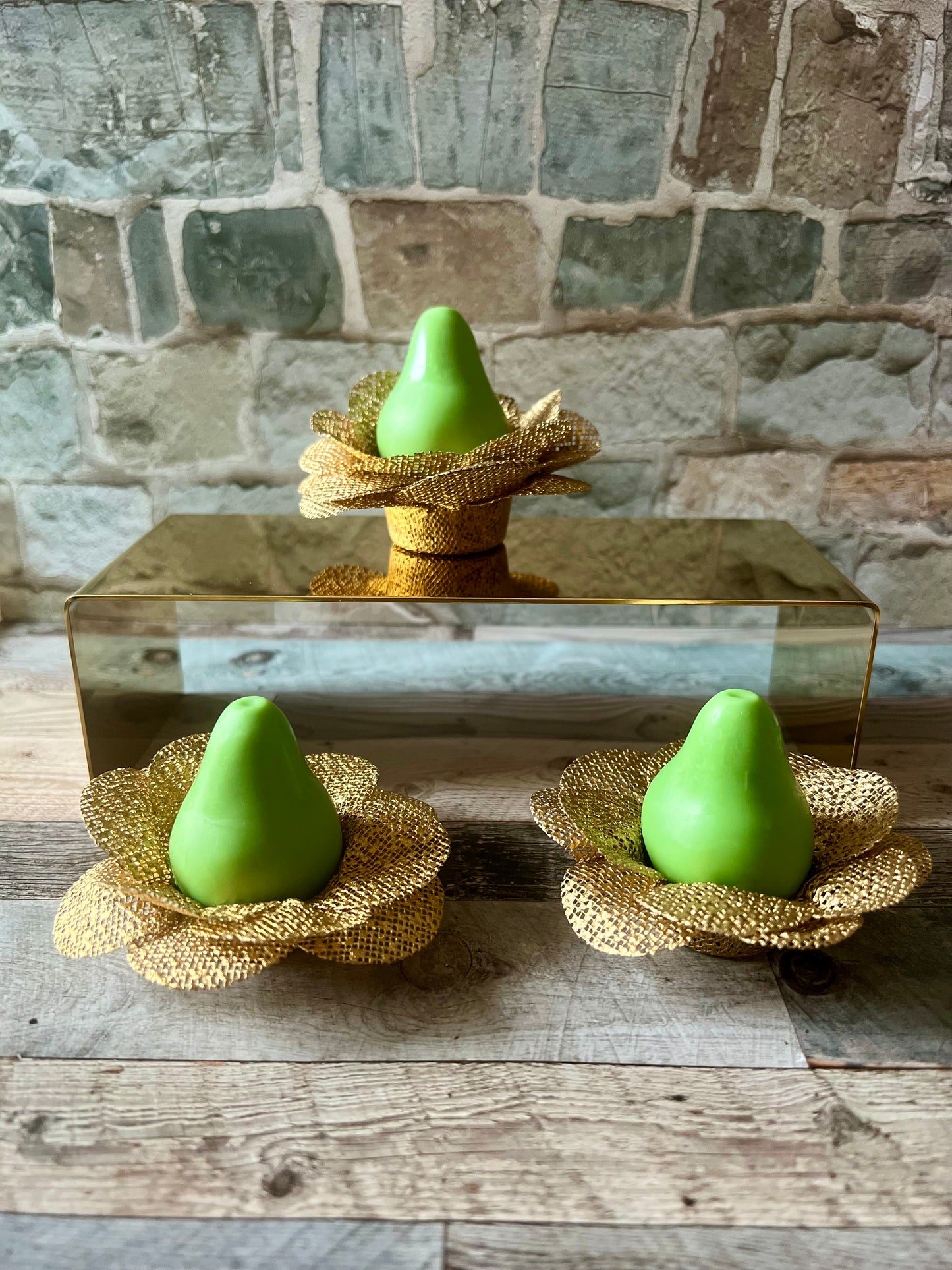 Brandy Pears Dessert Wax Melts, 1.94 oz Small Bar + 2 More Options