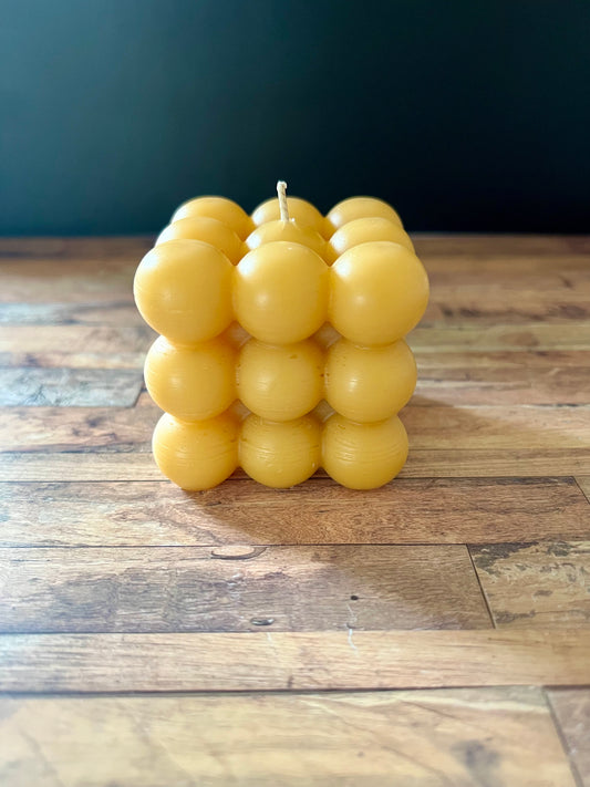 Bubble Pillar Candle