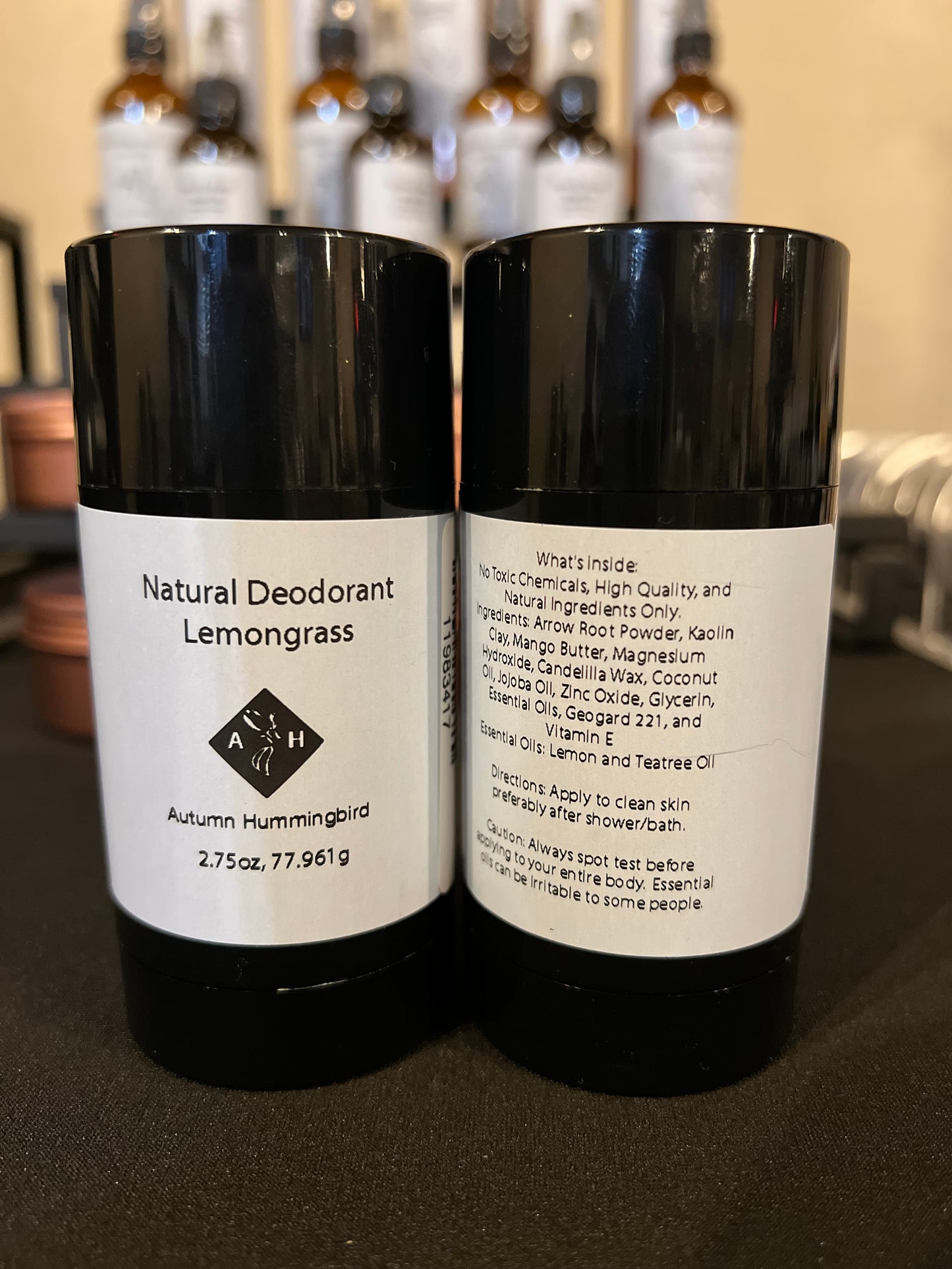 Natural Deodorant for Sensitive Skin, 3 options