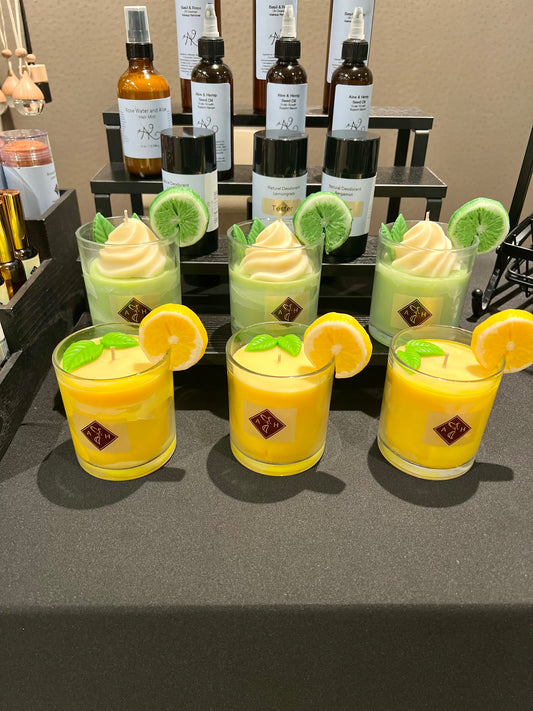 Limon Cello Dessert Candle, 8.5