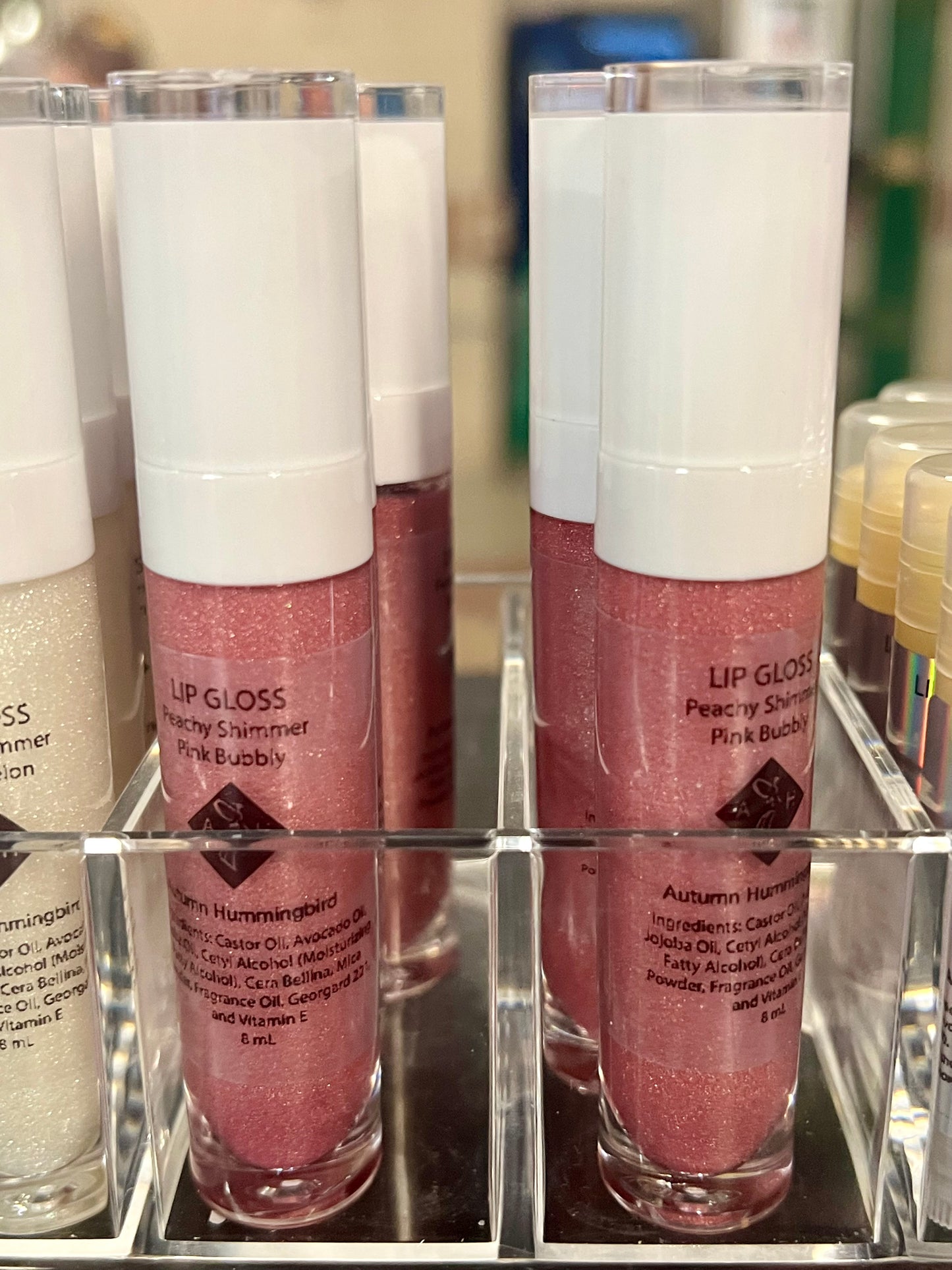 Natural Shimmer Lip Gloss, 2 Options