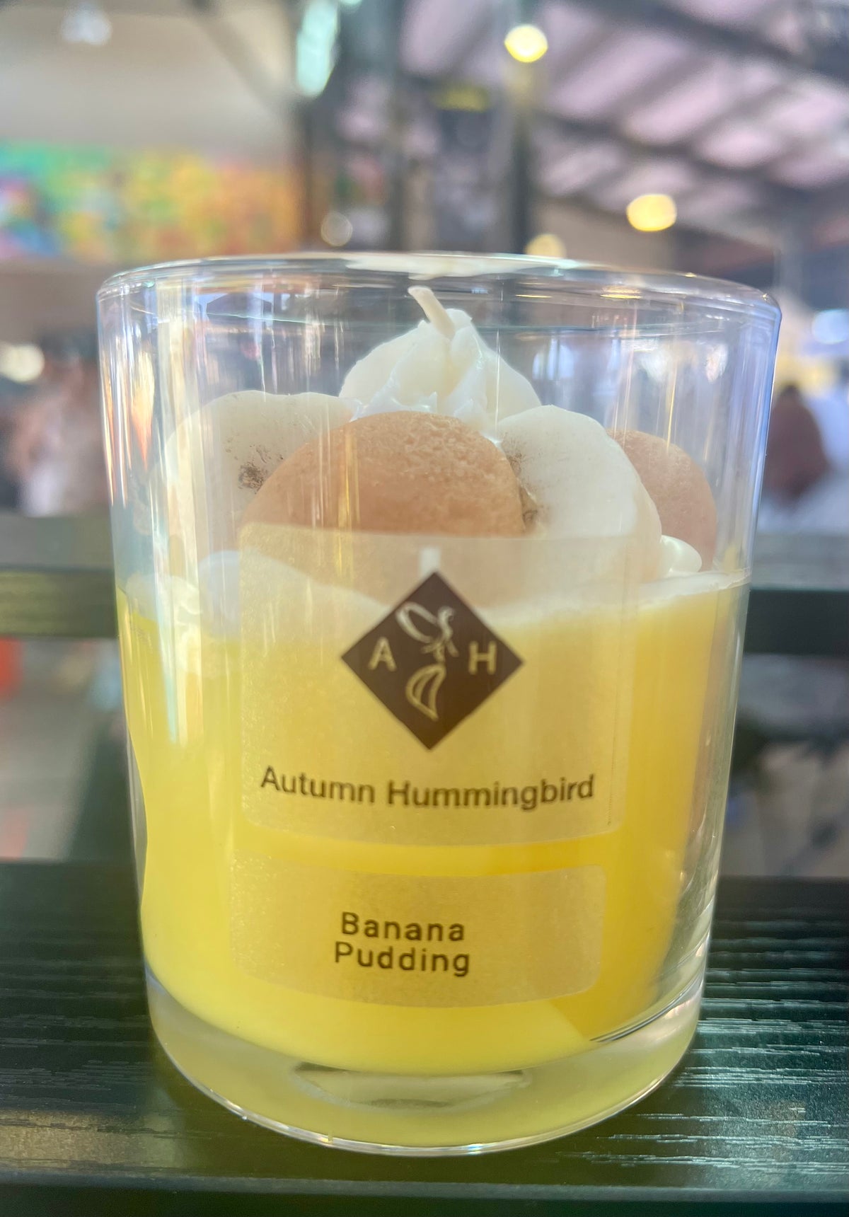 Banana Pudding Dessert Candle
