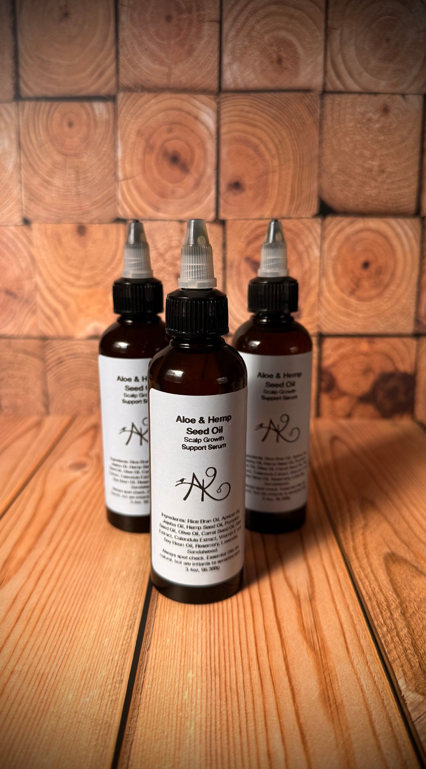 Hemp Oil and Aloe Growth Support Serum
