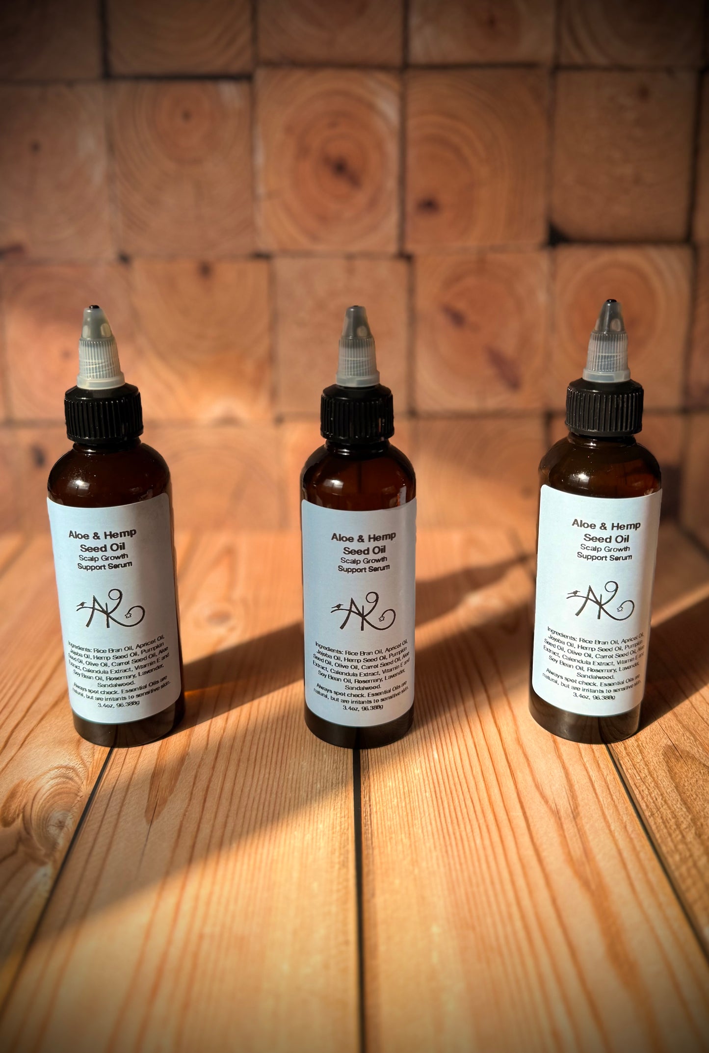 Hemp Oil and Aloe Growth Support Serum